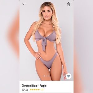 🔅SOLD🔅Fashion Nova Chyanne Bikini - Purple